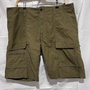 Eddie Bauer Olive Green Cargo Shorts